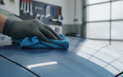 Comment enlever un excès de stylo retouche peinture mal appliqué ?